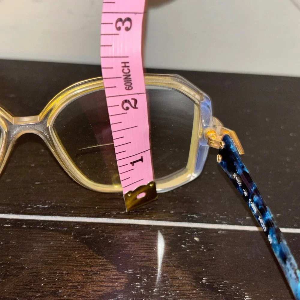 Vintage Silhouette FRAMES‎ | Blue Marbled Geometric Oversized Eyeglasses Austria